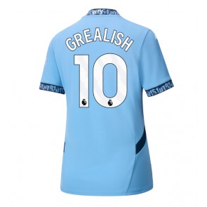 Manchester City Jack Grealish #10 Hjemmebanetrøje Dame 2024-25 Kort ærmer